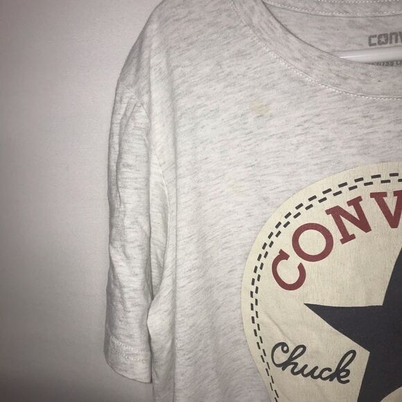 Kid's Converse Vintage Logo Chuck Taylor All Star T-Shirt - Picture 7 of 11